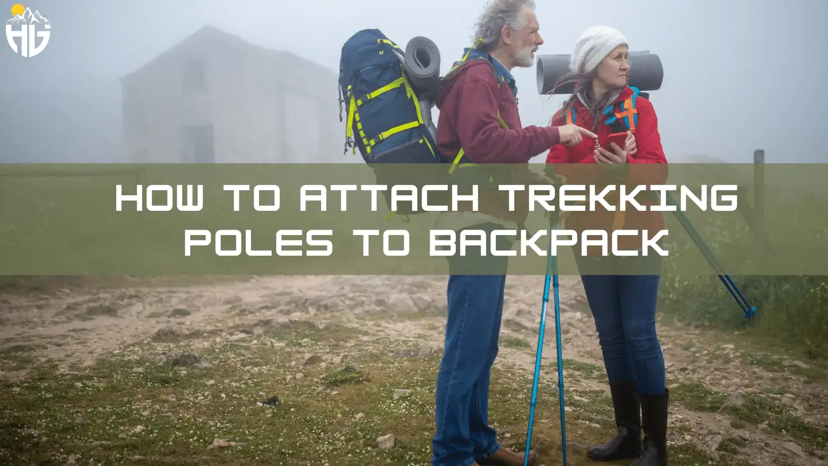 How to Attach Trekking Poles to Backpack
