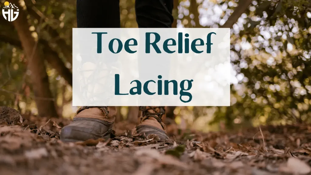 Toe Relief Lacing for Alleviating Pressure